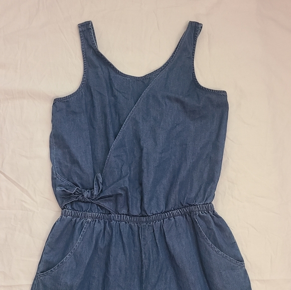 Cat&Jack Girls XL Jean Romper - Picture 5 of 6